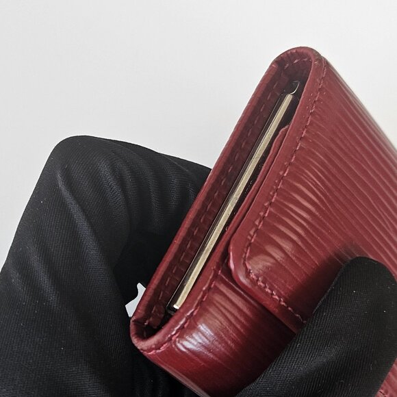 Louis Vuitton Burgundy Key & Card Holder - Picture 5 of 7